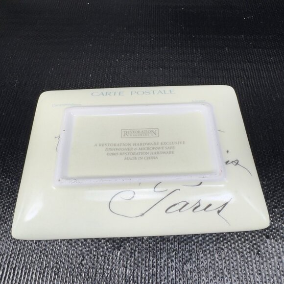 Restoration Hardware Paris Sacré Cœur Basilica Trinket Dish Plate Rectangular - Picture 5 of 11